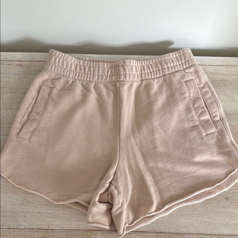 Aerie Tan sweat shorts